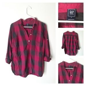 Gap Maternity Plaid Tunic